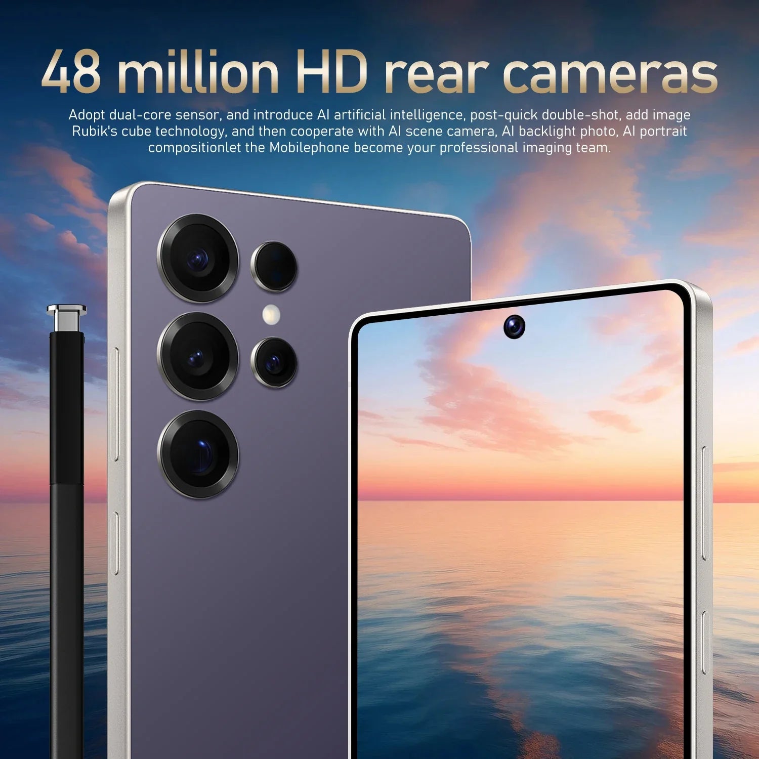 FUFFI S25 Pro Smartphone 5G Cellphones Android 12+512GB