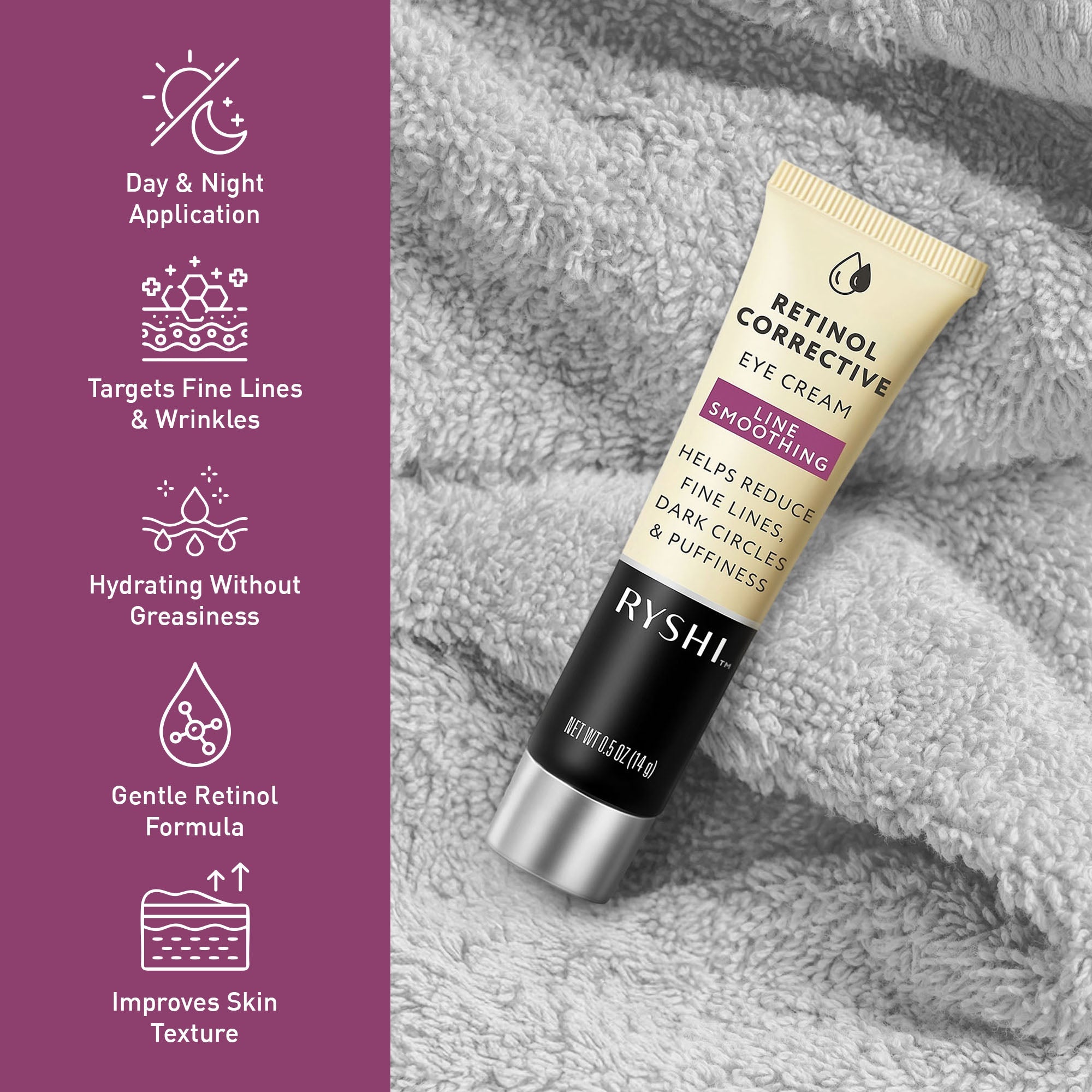Retinol Corrective Eye Cream – Smooth, Brighten & Refresh Your Eyes
