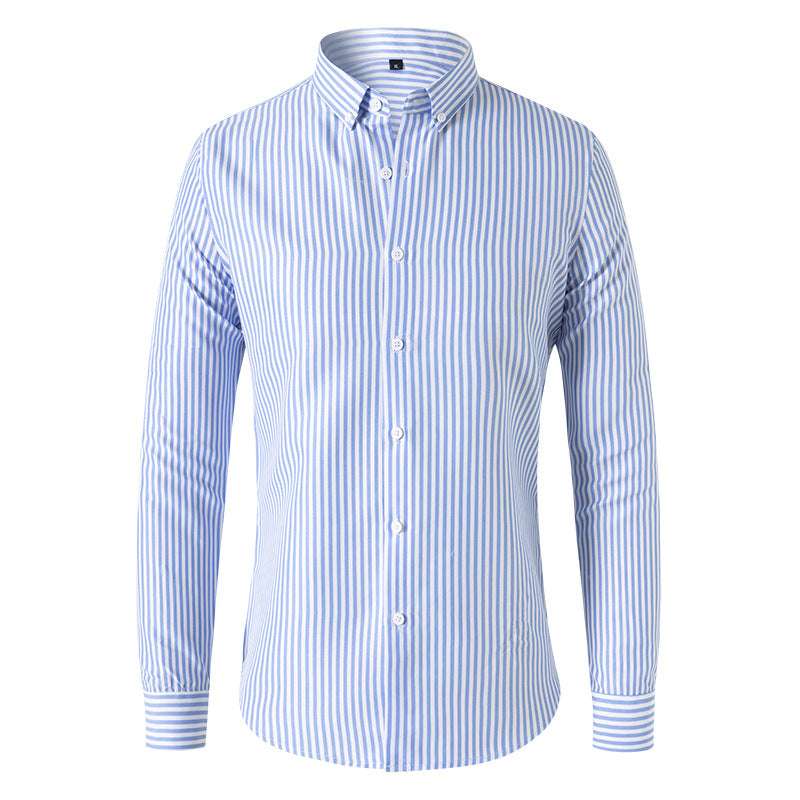 Trendy Striped Long Sleeve Top for Men