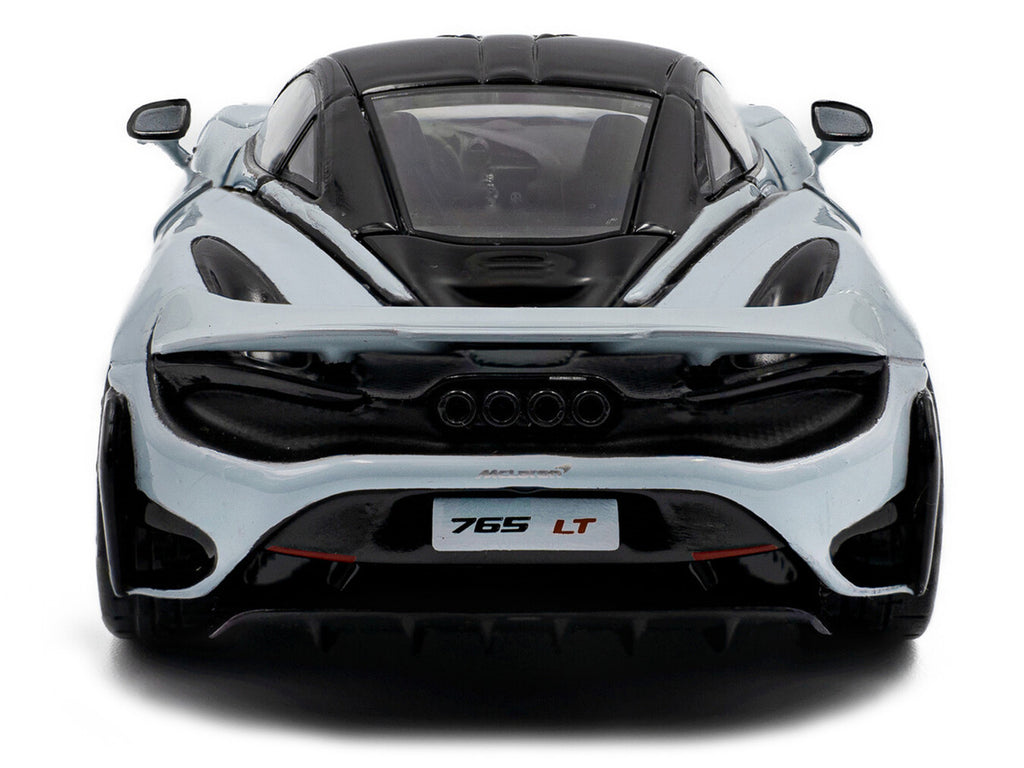 2020 McLaren 765LT Ceramic Gray with Black Top 1/43 Diecast Model Car by Solido-3
